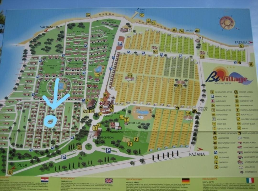 Lux Camp Bi Village, Mobile Home Villa Dado Fažana Zewnętrze zdjęcie